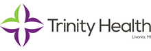 trinity health logo and website link